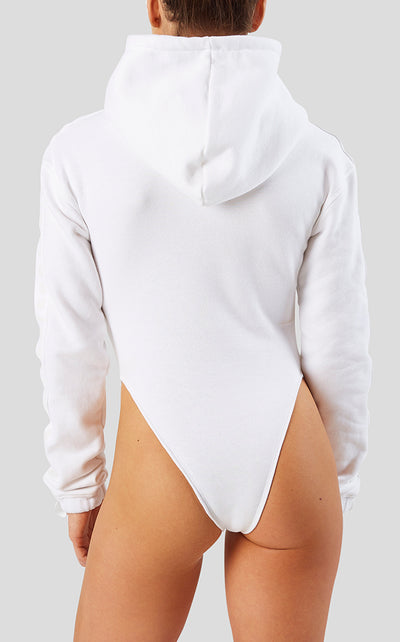 White - Women's Bodyhoodie